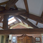 Repairs of trusses and wooden frame