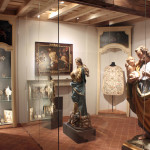 Casa Ravera - Bene Vagienna,  Museum rooms.  Work done: wooden ceiling and show-cases